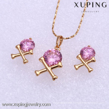 61844 Xuping crystal fashional jewelry set female jewelry